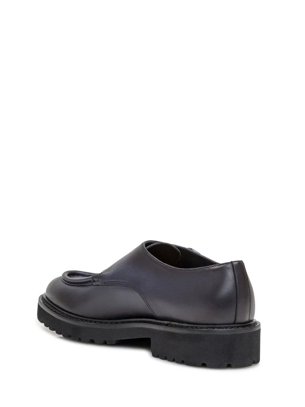DOUCAL'S Shoe with Double Buckle Edged