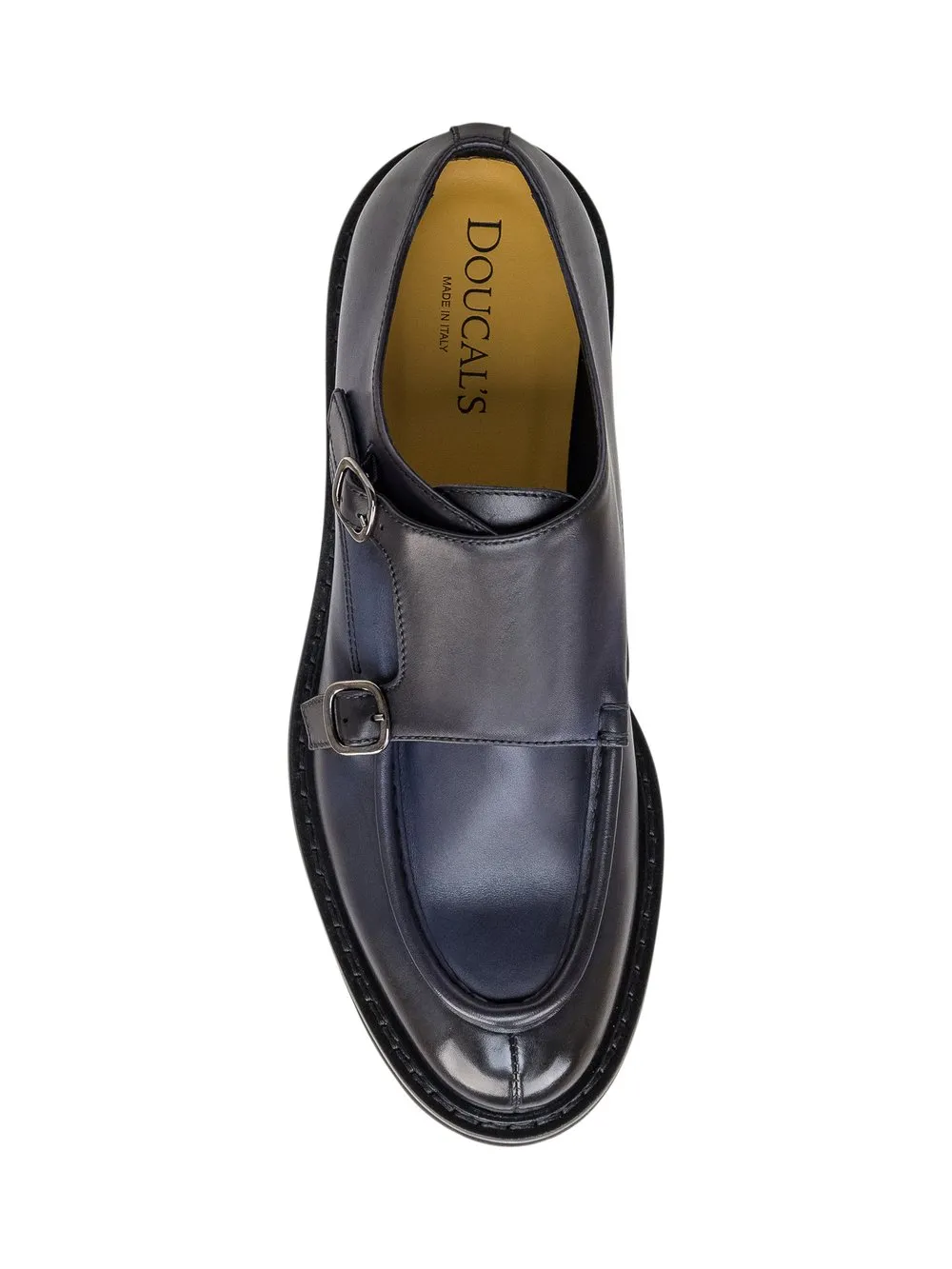 DOUCAL'S Shoe with Double Buckle Edged