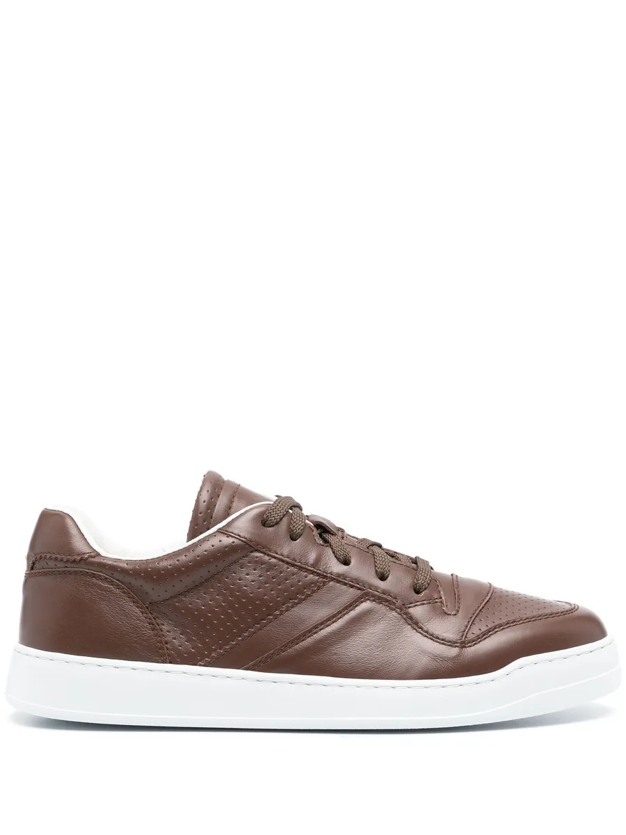 DOUCAL'S LEATHER SNEAKERS