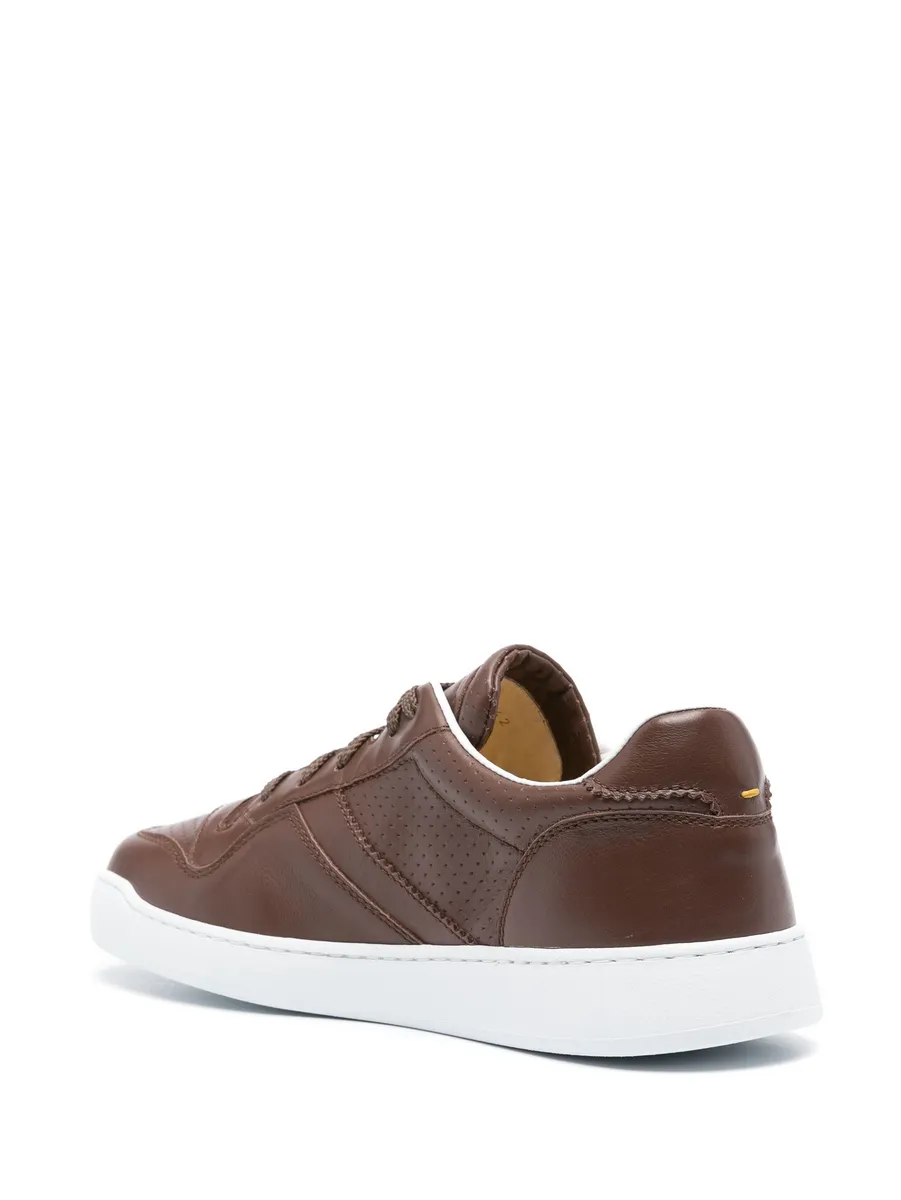 DOUCAL'S LEATHER SNEAKERS