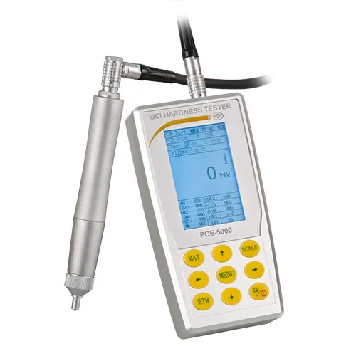 Durómetro ultrasónico PCE 5000, para materiales metálicos, HV, HB, HRC, HRB, HRA, MPa