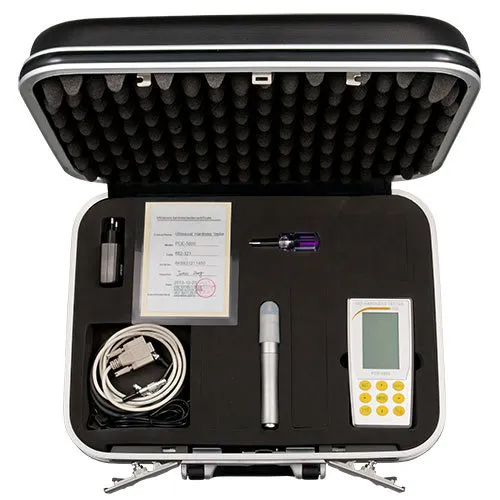 Durómetro ultrasónico PCE 5000, para materiales metálicos, HV, HB, HRC, HRB, HRA, MPa