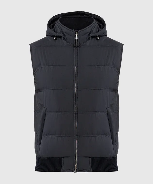 Enrico Mandelli Blue down vest