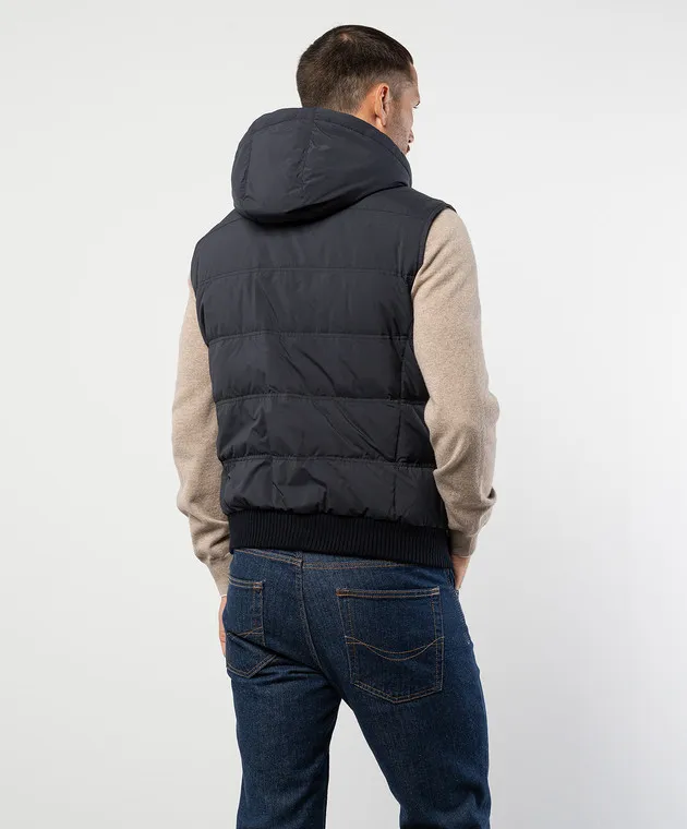 Enrico Mandelli Blue down vest