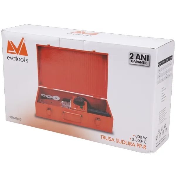 EVOTOOLS  PPR  MáQUINA DE SOLDADURA DE TUBERíAS, 800 W