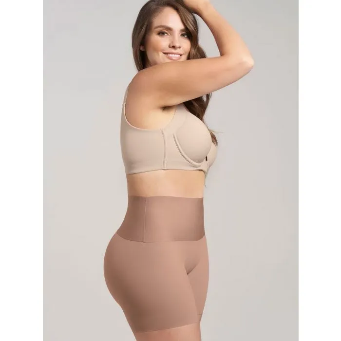 Faja short de control moderado aspecto invisible con fajón antideslizante Leonisa 012970
