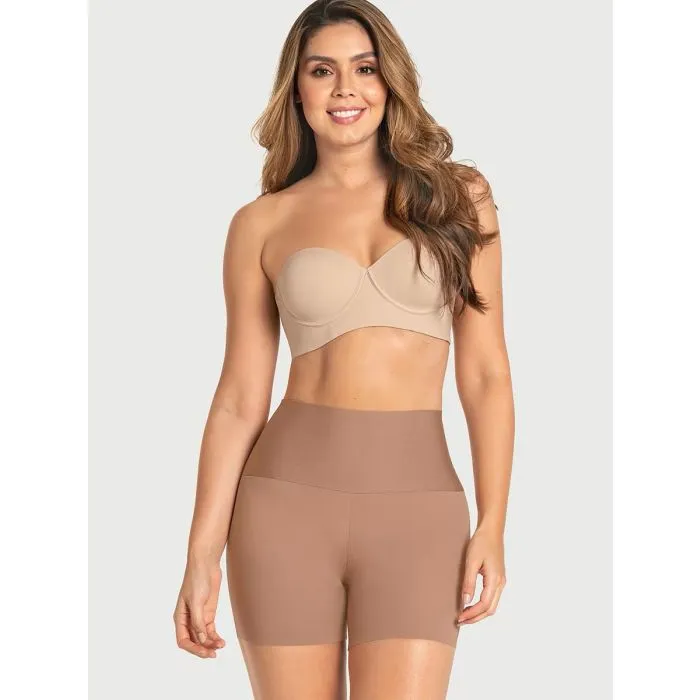 Faja short de control moderado aspecto invisible con fajón antideslizante Leonisa 012970