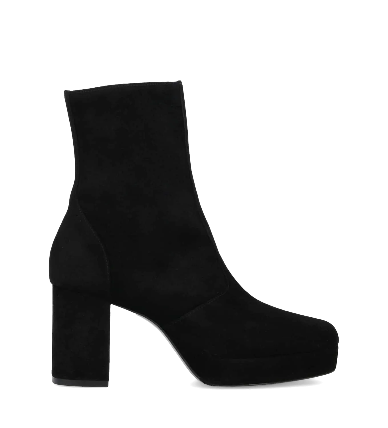 FREE LANCE CARLOTTA  BOTINES DE CUERO CON SUELA COMPENSADA EN NEGRO