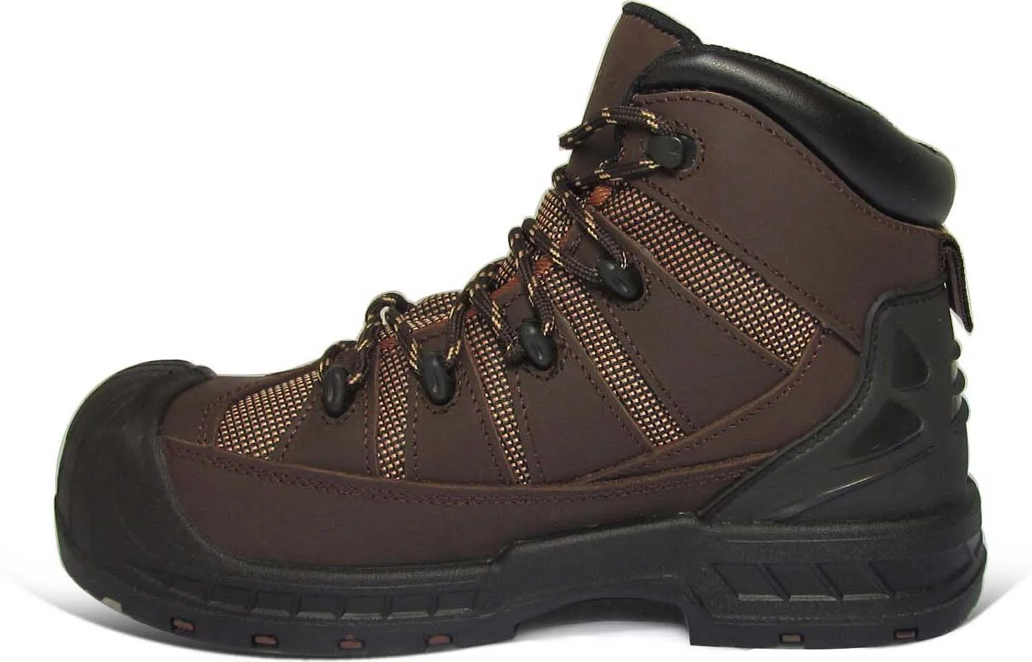 GENUINE GRIP Zapato para senderismo WP PR EH con puntera de material compuesto, marrÝn, de hombre Genuine Grip Trekker