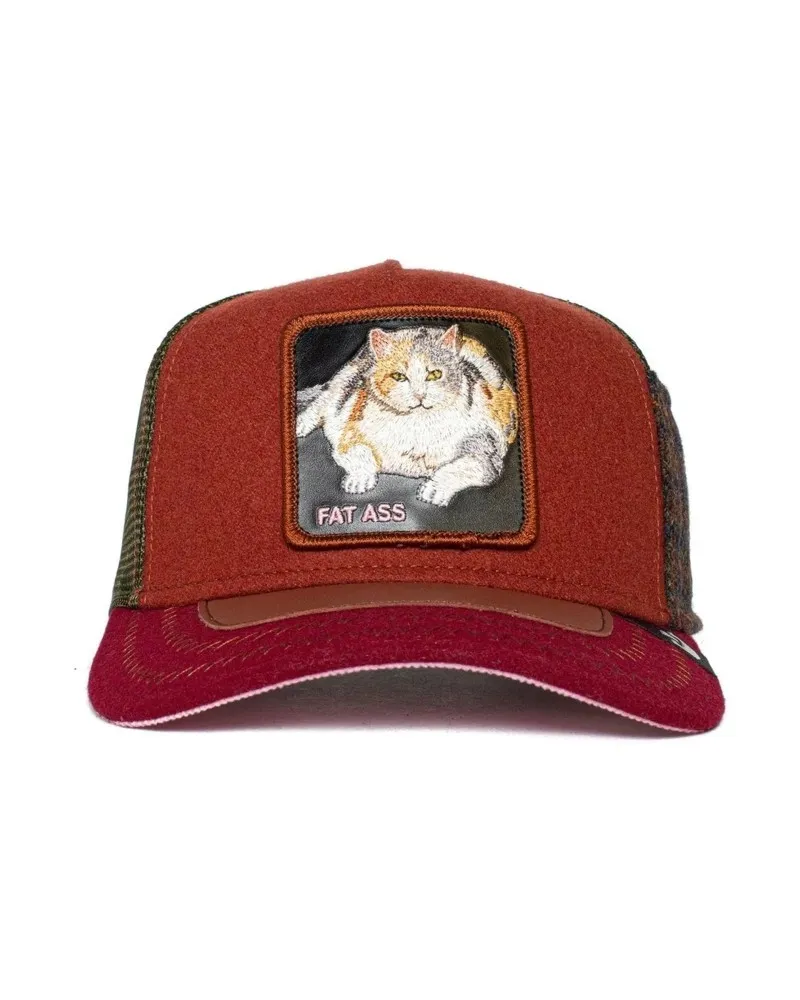 Gorra goorin bros granate gato freshman fifteen trucker cap