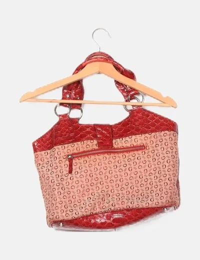 Guess Bolso bicolor estampado