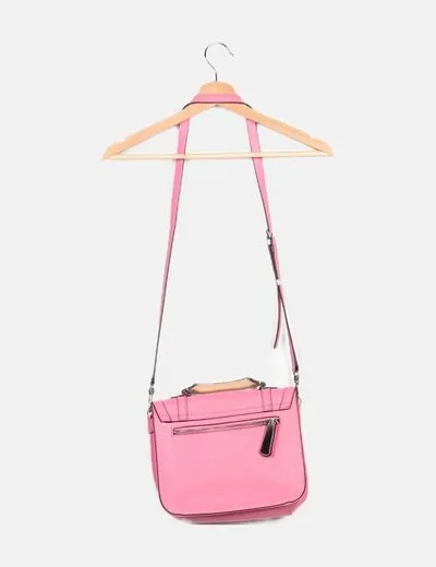 Guess Bolso satchel rosa