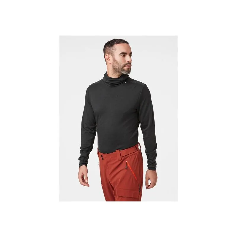 HELLY HANSEN Lifa Merino Midweight Hoodie (Negro) Hombre