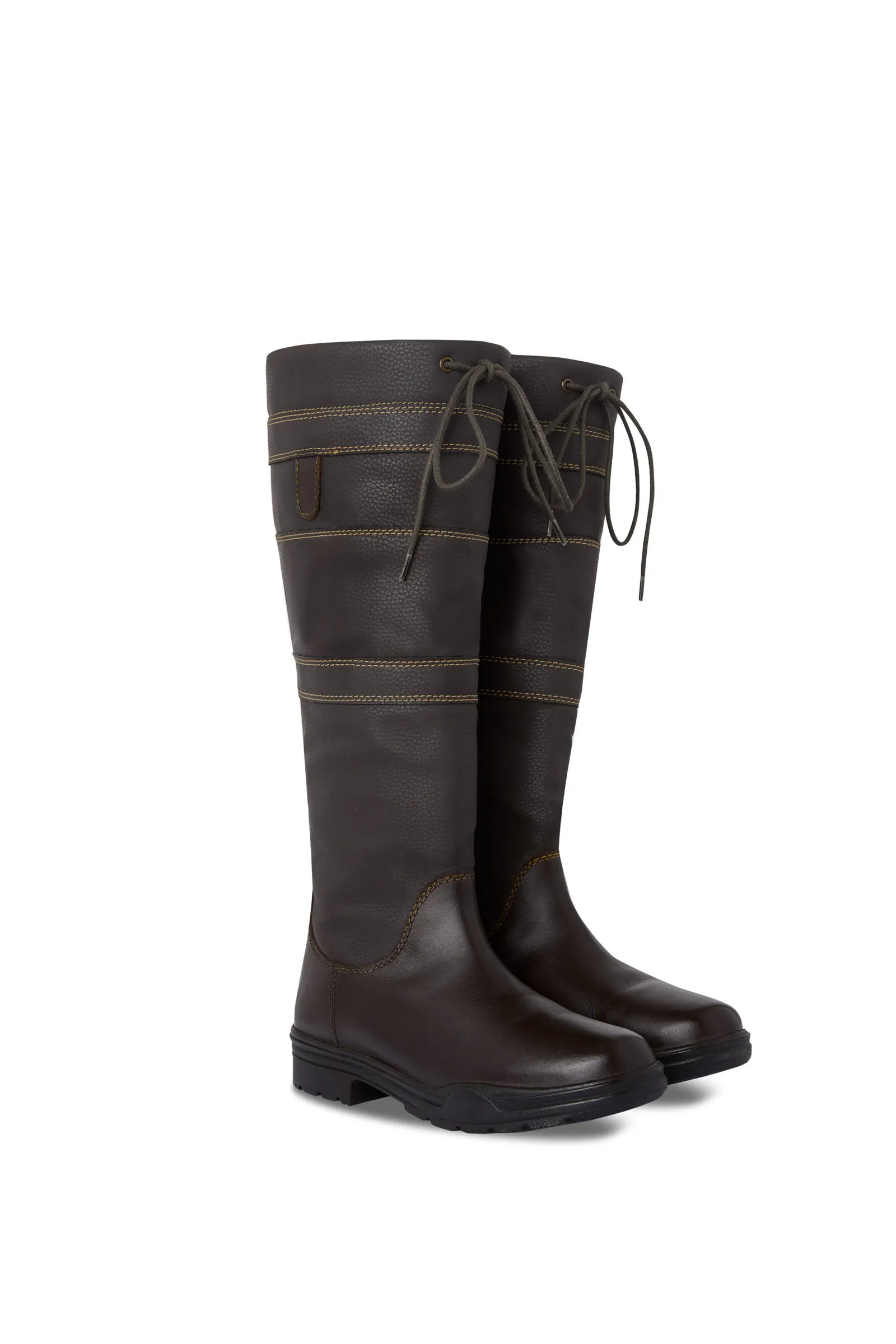 Horze Botas Altas de Campo con forro de piel sintético para Mujer