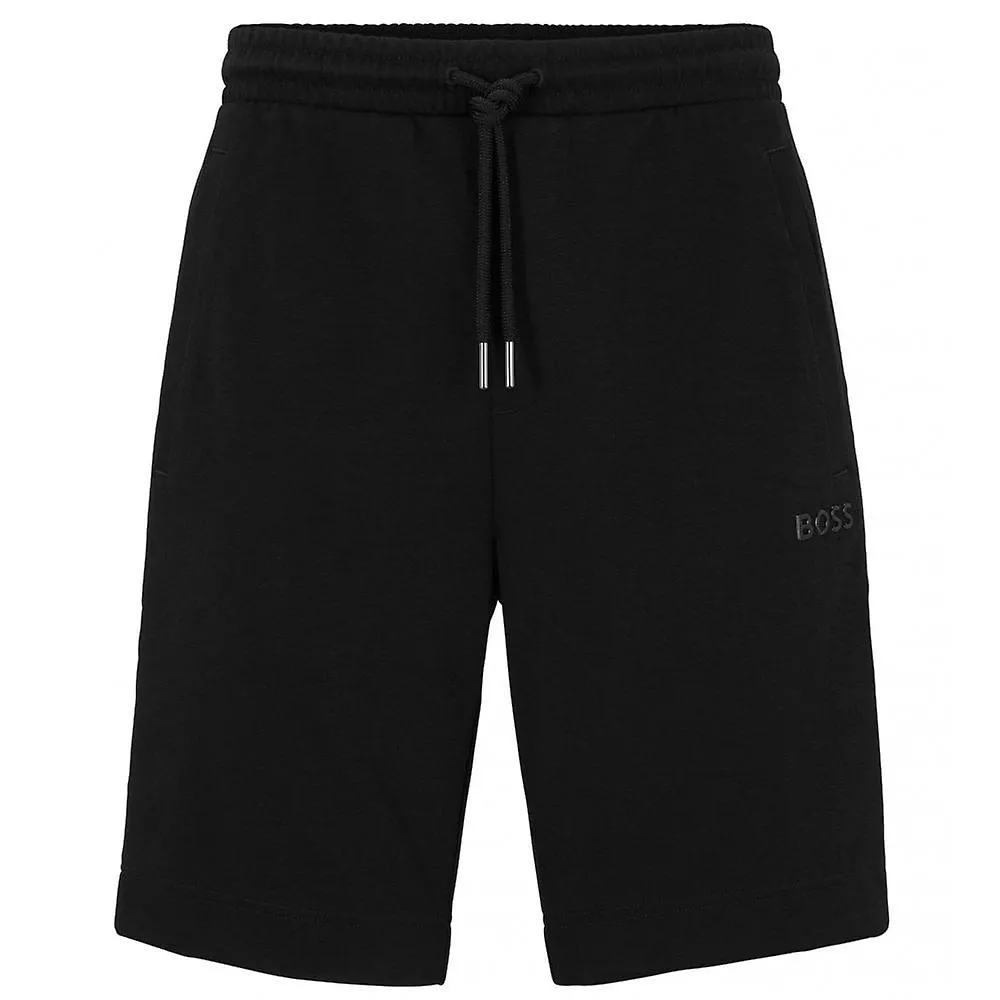 Hugo Boss Athleisure para hombre Pantalones cortos Hugo Boss Headlo Mirror negro para hombre.