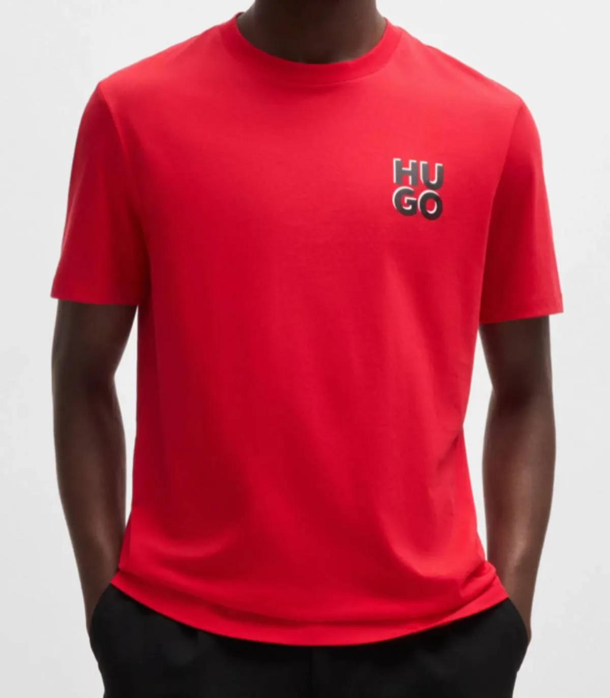 HUGO BOSS  CAMISETA PARA HOMBRE ROJA  DIMONITI