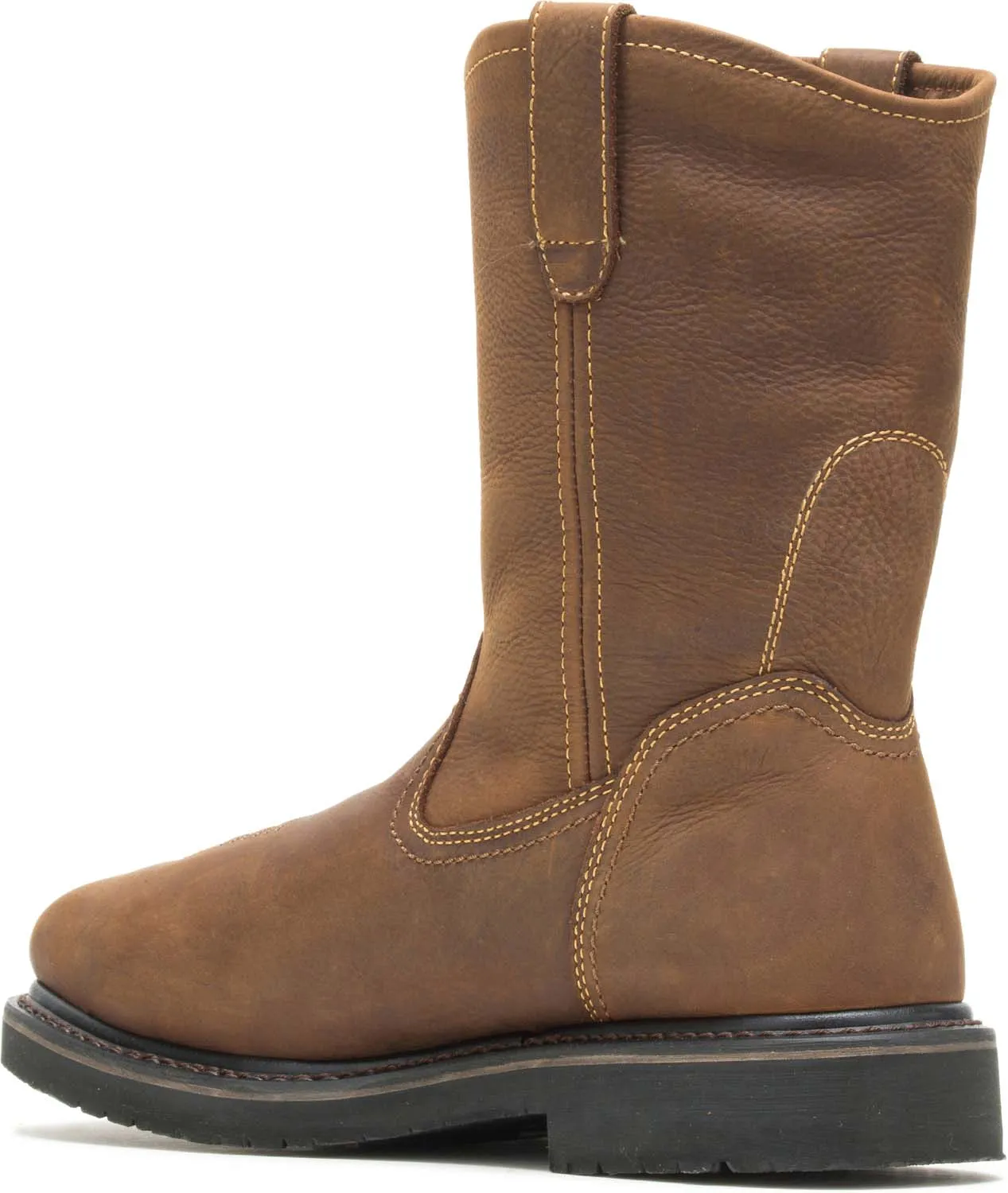 HYTEST Wellington para riesgo elÒctrico, con puntera de acero, con protector metatarsal interno XRD, marrÝn, de hombre, HYTEST 1