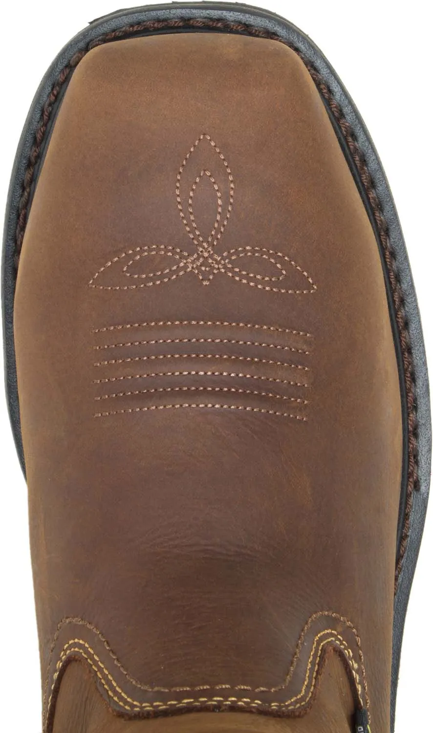 HYTEST Wellington para riesgo elÒctrico, con puntera de acero, con protector metatarsal interno XRD, marrÝn, de hombre, HYTEST 1