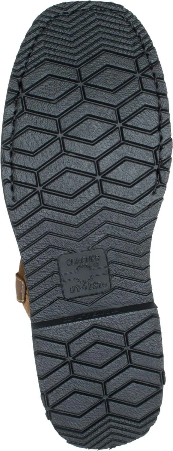 HYTEST Wellington para riesgo elÒctrico, con puntera de acero, con protector metatarsal interno XRD, marrÝn, de hombre, HYTEST 1