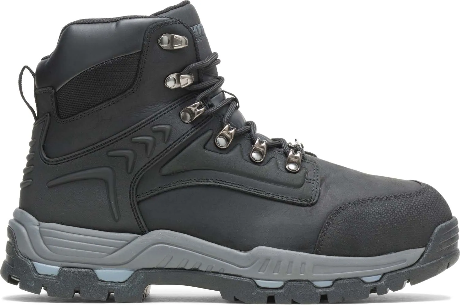 HYTEST Zapato para senderismo con protector metatarsal interno, EH, con puntera de acero, negro, de hombre HyTest 13721