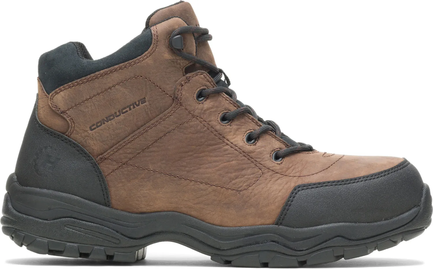 HYTEST Zapato para senderismo conductor, con puntera de acero, marrÝn, de hombre, HyTest Avery