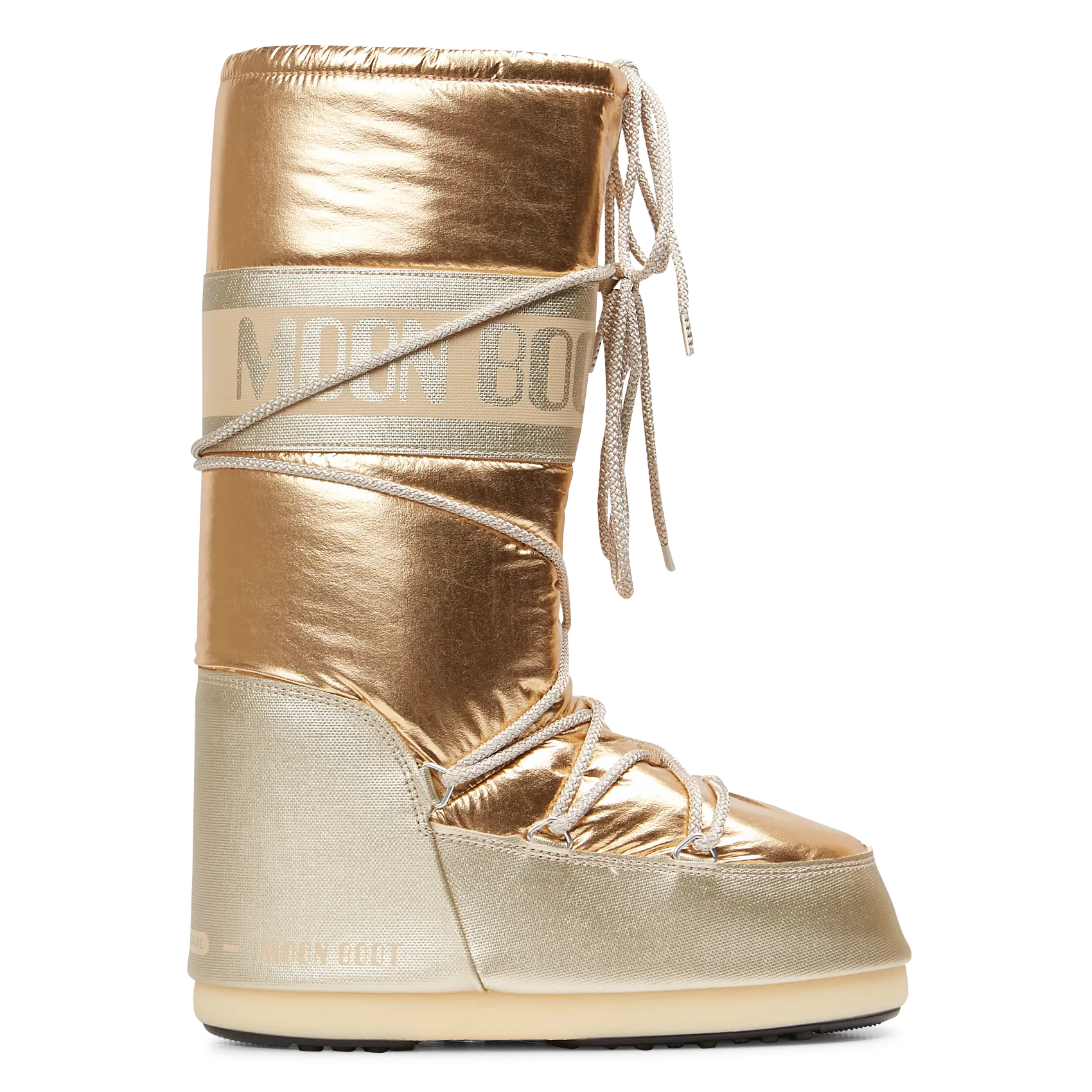 ICON MET  BOTAS ALTAS METALIZADAS EN DORADO