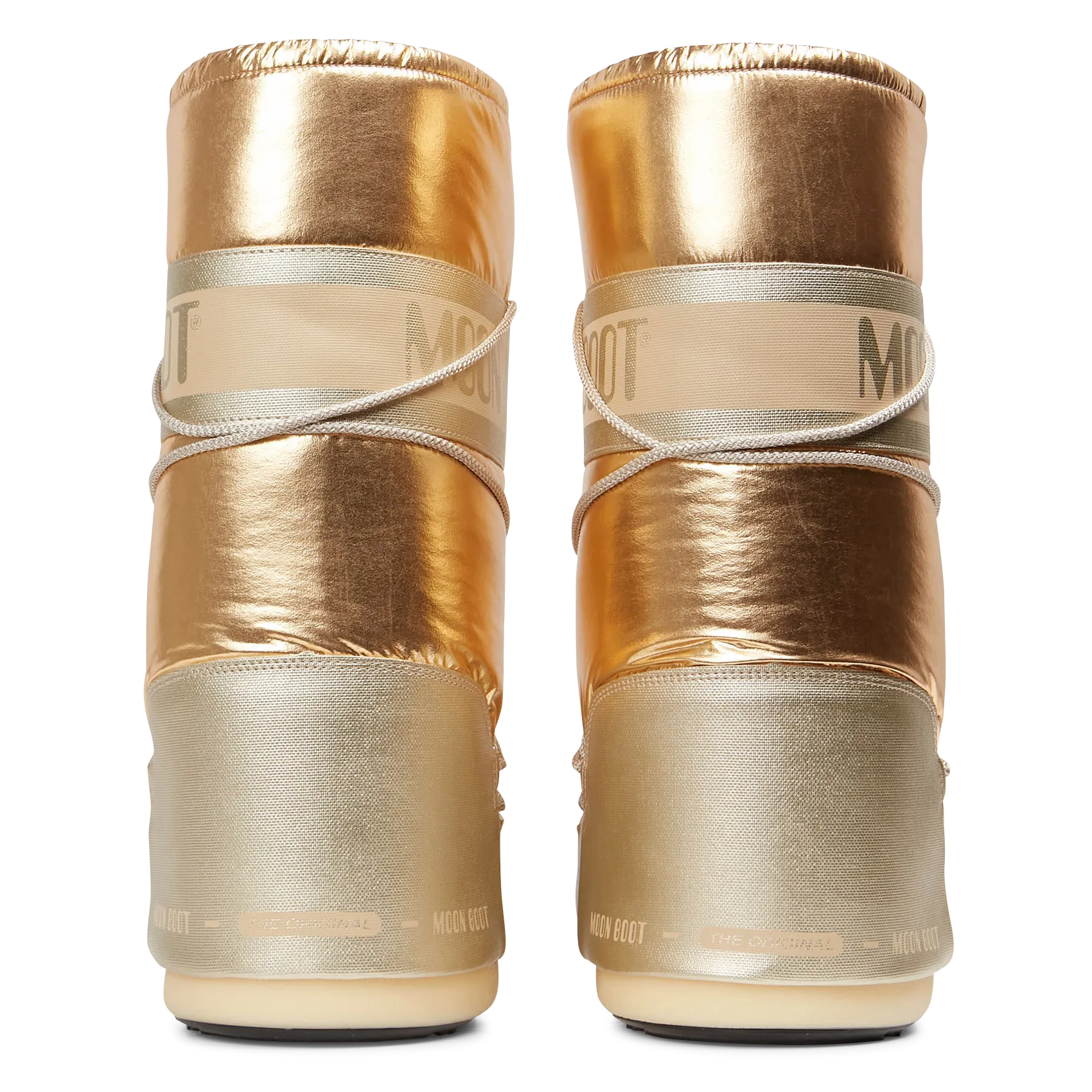 ICON MET  BOTAS ALTAS METALIZADAS EN DORADO