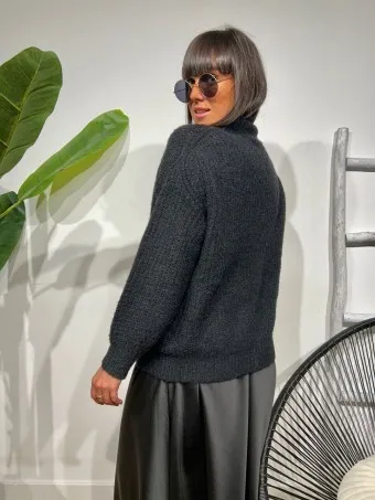 Jersey Mohair AMITHEN Negro