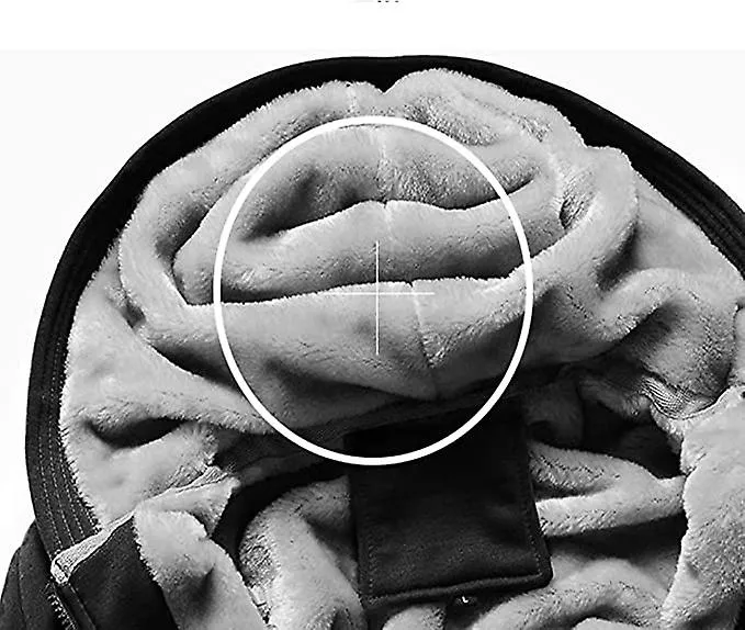 Jersey para hombres Sherpa termal forrado Chaquetas de jersey Entrenamiento de invierno Sudadera con capucha con cremallera comp