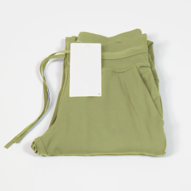 Joggers Classic Drawcord Pantalones de yoga fácil de ajuste con bolsillo de sudor de bolsillo para fitness bailando pantalones d