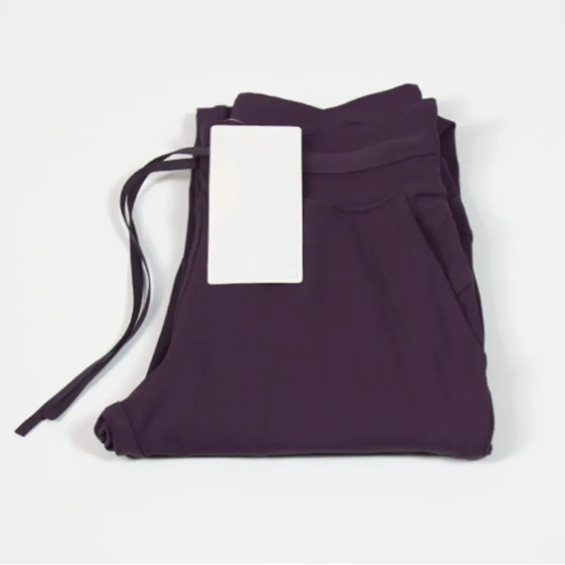 Joggers Classic Drawcord Pantalones de yoga fácil de ajuste con bolsillo de sudor de bolsillo para fitness bailando pantalones d