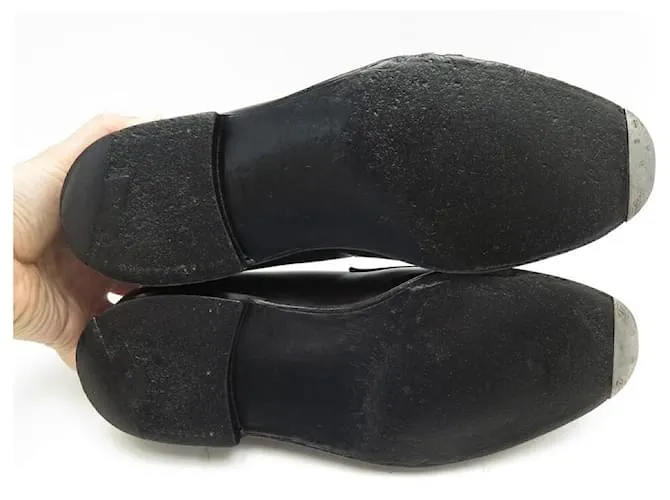 JOHN LOBB ZAPATOS MOCASINES LOPEZ 7.5mi 41.5 zapatos de cuero marrón Castaño 