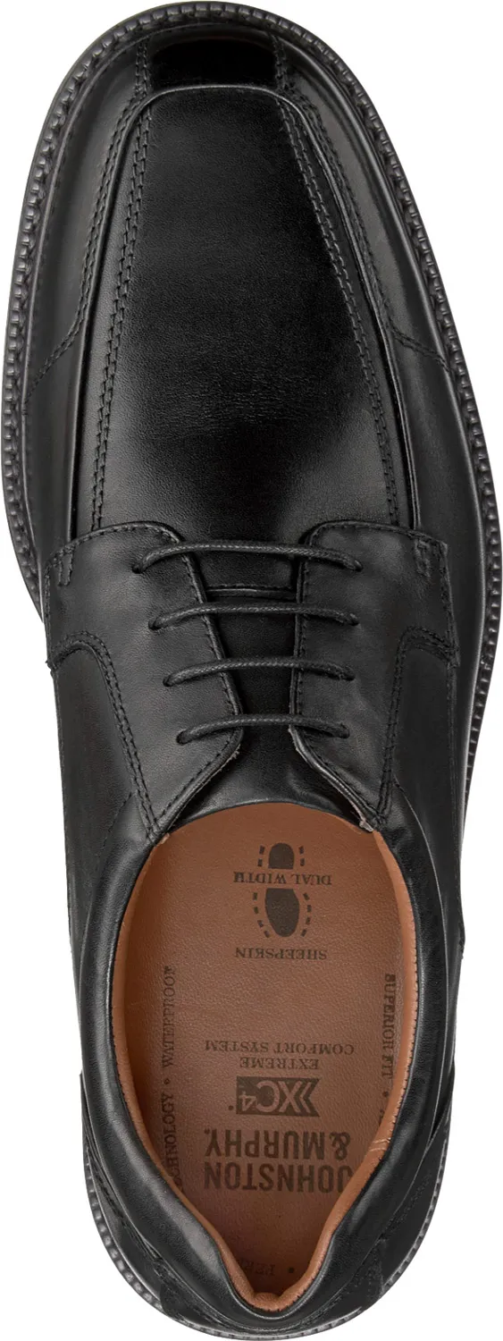 JOHNSTON & MURPHY Zapato de trabajo Oxford de vestir, WP, con puntera blanda, negro, para hombre, Johnston & Murphy XC4 Stanton