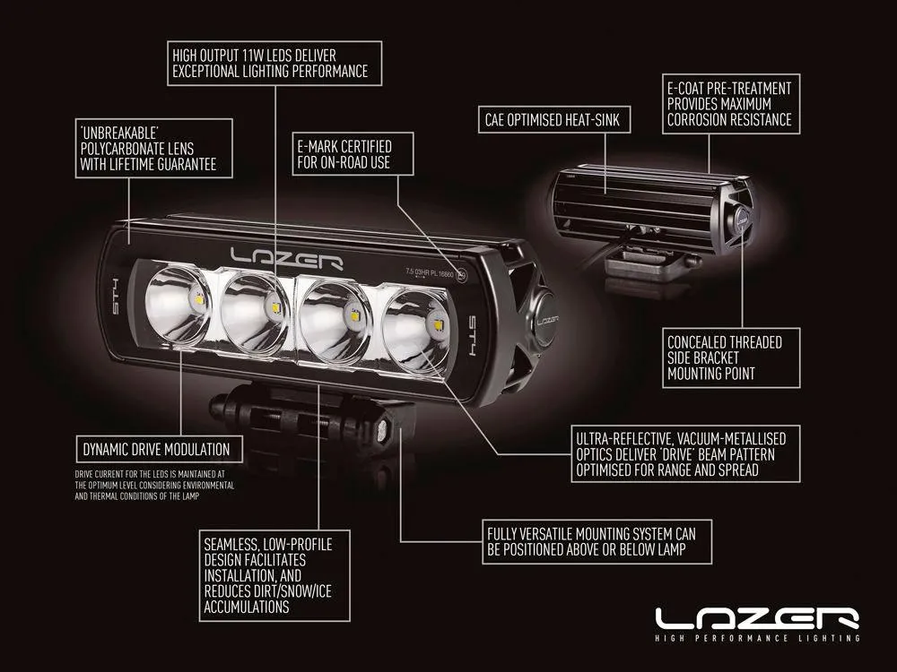 Kit de faros Lazer ST4 Evo Land Rover Discovery 5