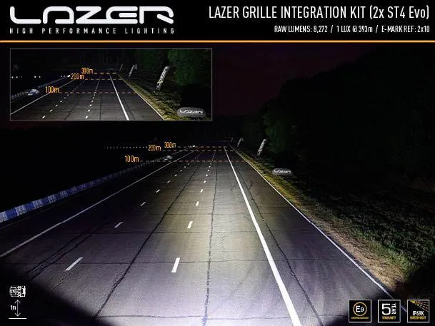 Kit de faros Lazer ST4 Evo Land Rover Discovery 5