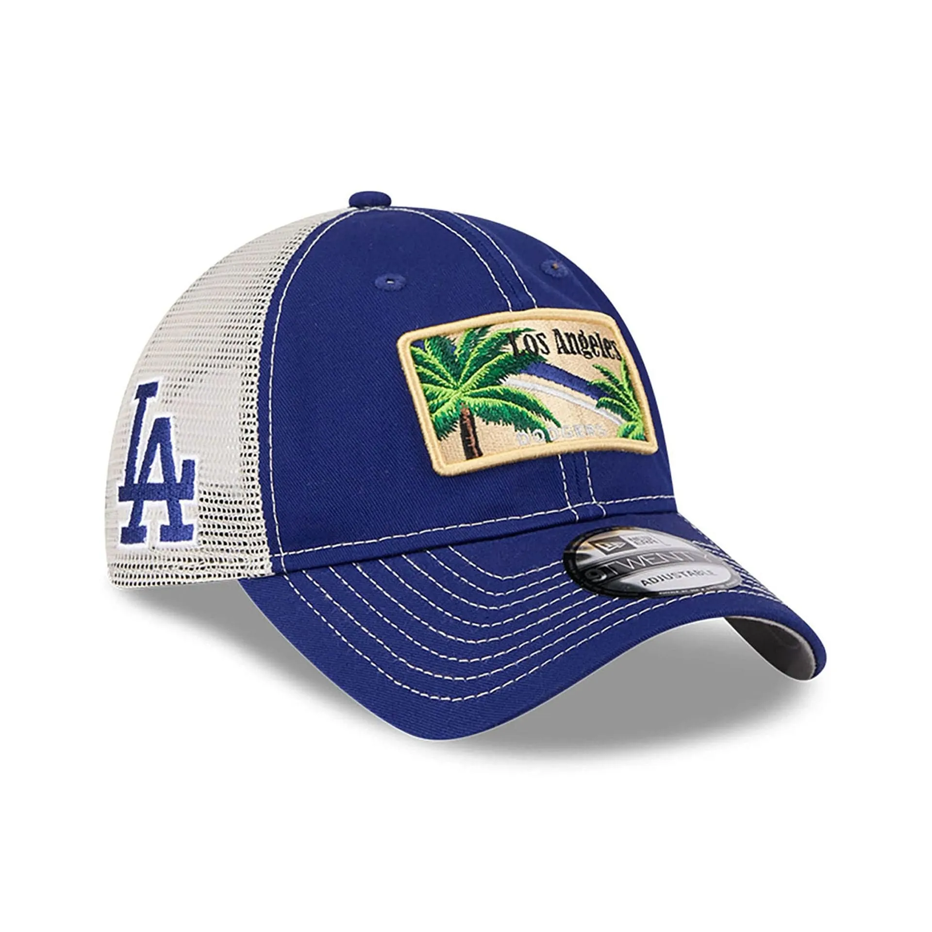 LA Dodgers Estado Recuerdo Blanco 9TWENTY Gorra Ajustable
