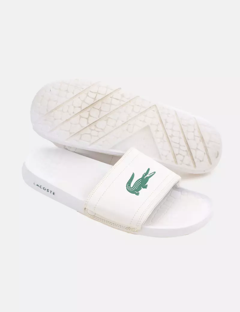Lacoste Chancla blanca básica