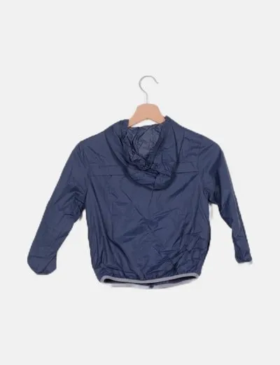 Lacoste Chubasquero azul marino capucha