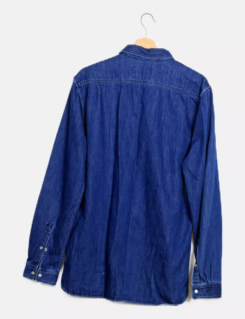 Lacoste Sobrecamisa denim azul