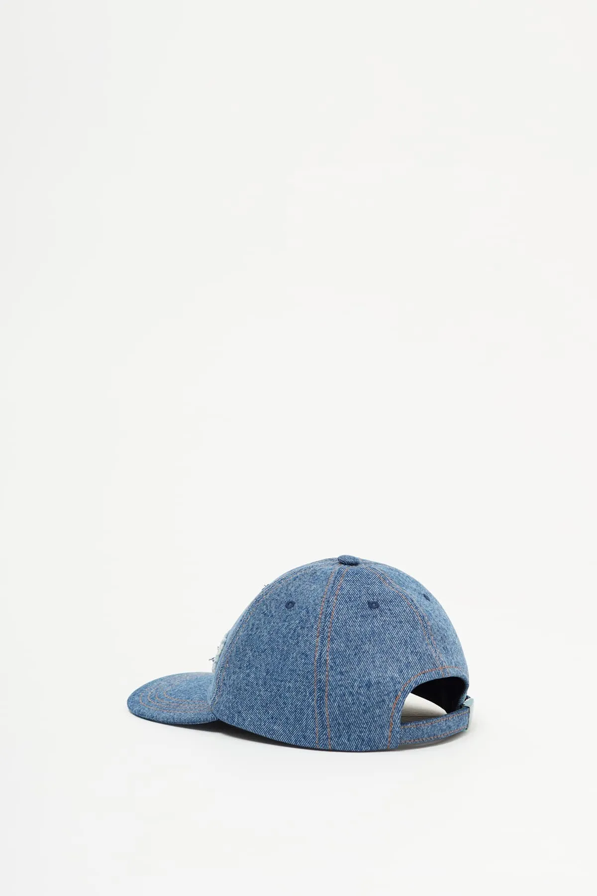 LANVIN BLUE DENIM BASEBALL CAP