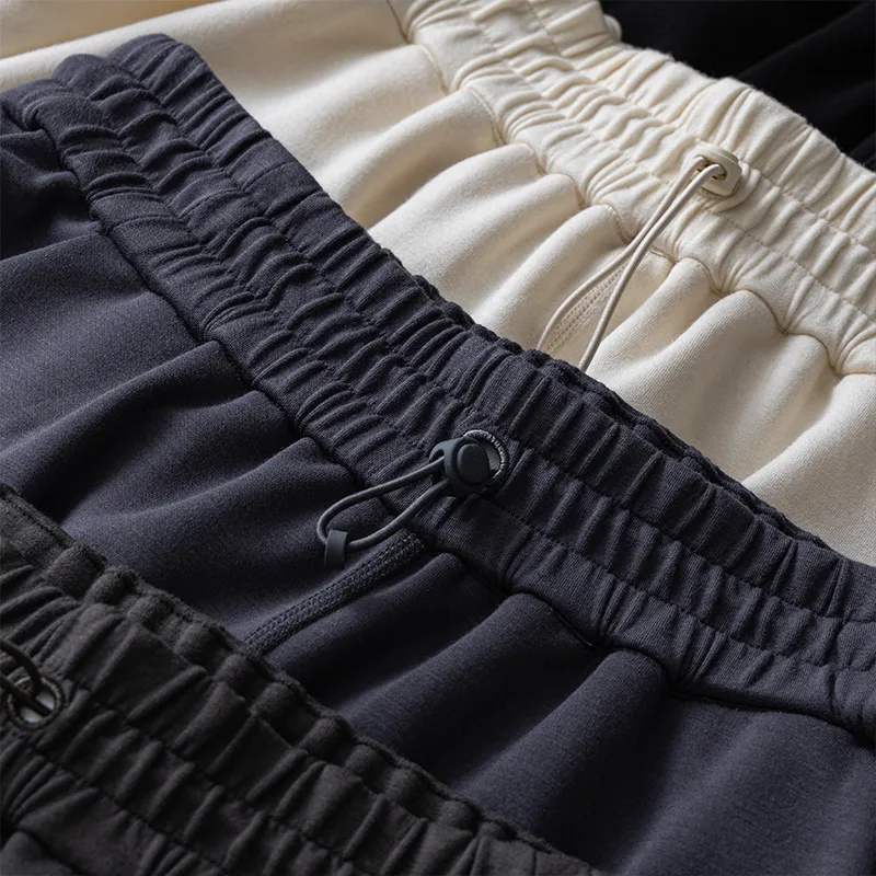 LL pantalones de yoga pantalones de chándal suaves de gran altura pantalones de pierna recta pesada