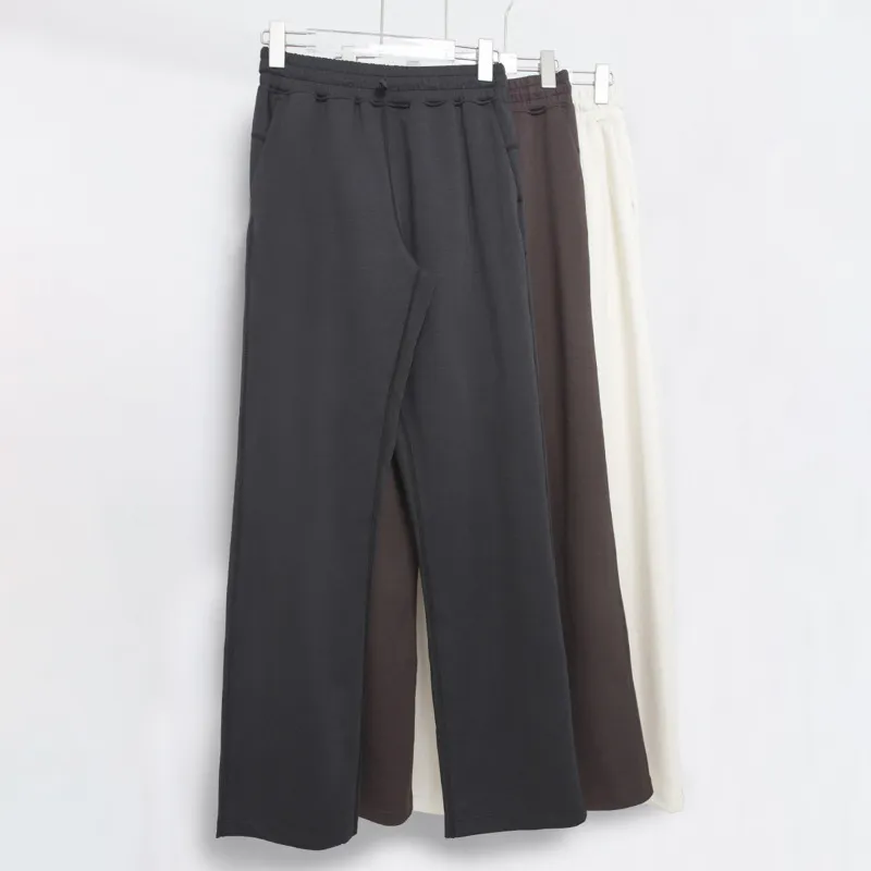 LL88 Pantalones de chándal de yoga Capa de aire Strish Relection Leg Drawcords Pantalones de piernas anchas Femenadas de deporte