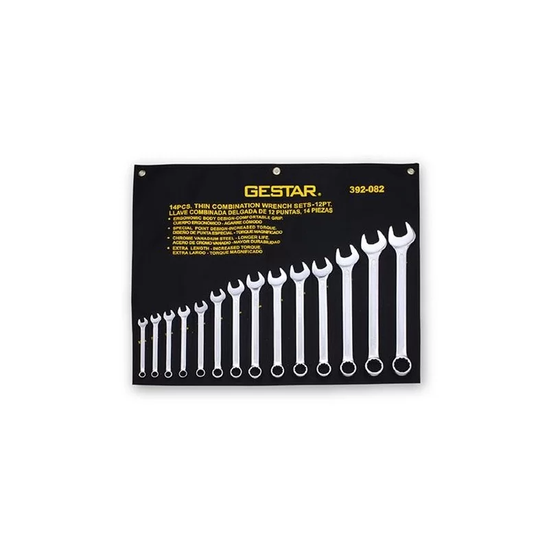 LLAVE PUNTA CORONA JUEGO 14PC 1032MM 392082 GEST