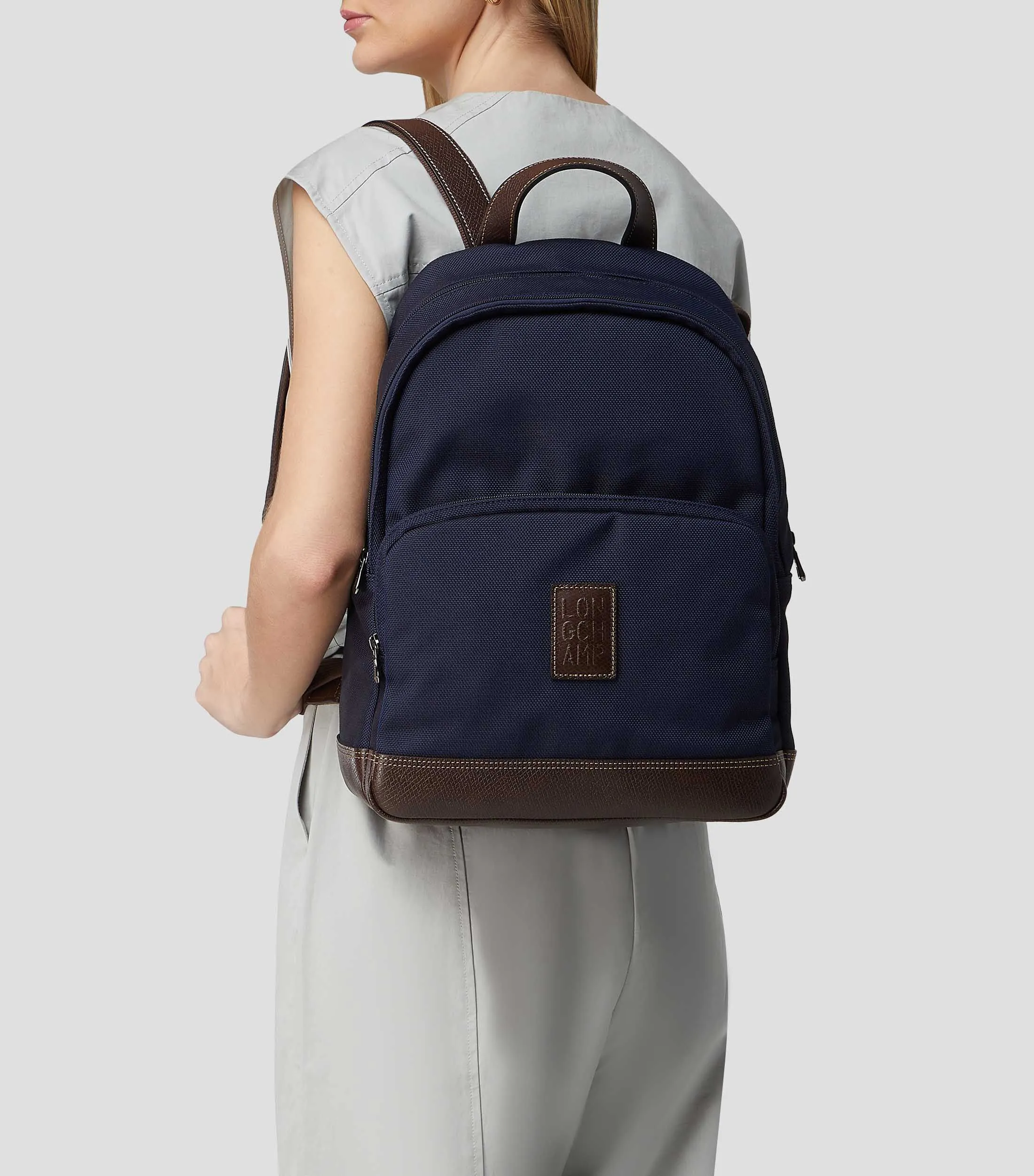 Longchamp Bolso backpack azul Unisex