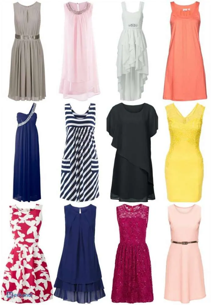 Lote de vestidos de mujer. Paquete mixto