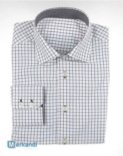 LOTE SURTIDO DE CAMISAS DE HOMBRE DE MARCAS EUROPEAS  TALLAS SXXL