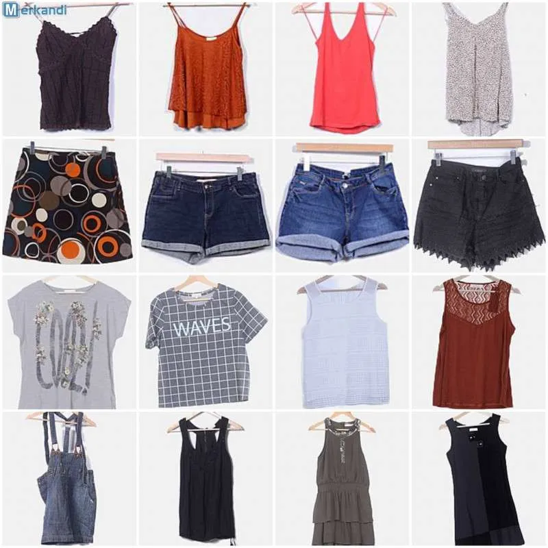Lote surtido de ropa verano marcas europeas