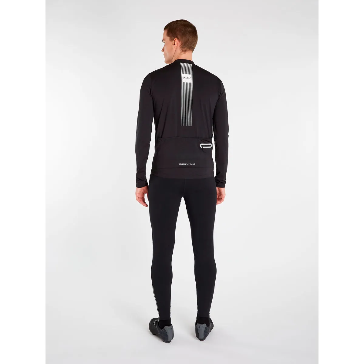 Maillot Ciclismo Hombre Prtgerrie Cycling Jersey Long Protest Negro