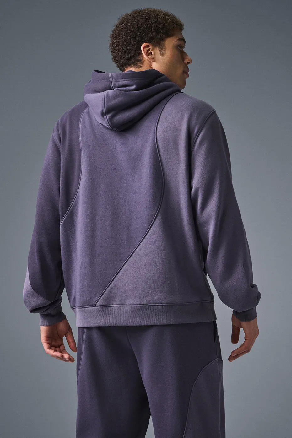 MAKE WAVES HOODIE  ITALIAN PLUM TONAL