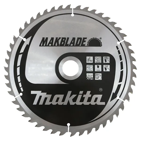 MAKITA  MAKBLADE  HOJA DE SIERRA CIRCULAR,MADERA, 216X30X2.1MM, 40 DIENTES